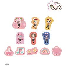 Sakura Miku Assembly Chibi Chara Flake Sticker (Anime Toy)