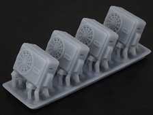 1/83(HO) Air Conditioner Condenser Unit Set (4 Pieces) [1:83] (Model Train)