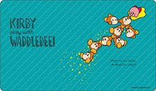 カービィ play with ワドルディ キャラクターラバーマット ワープスターにのって (ENR-087) (カードサプライ)