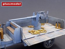 Vickers gun QF-3 Conversion set (for Mini Art `Lorry B`) (Plastic model)