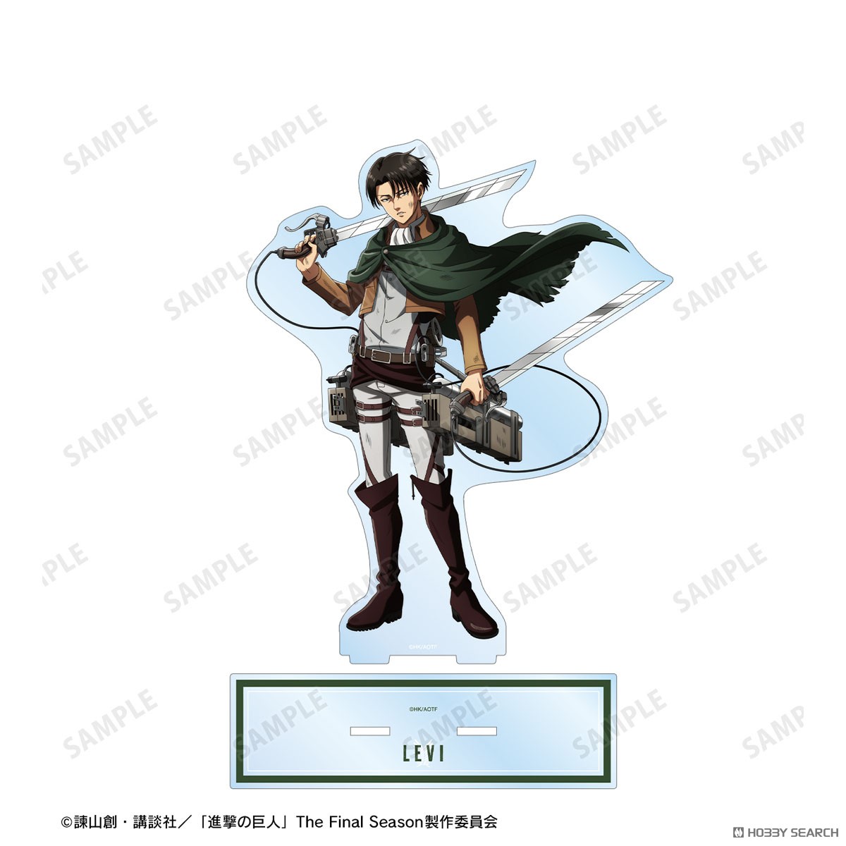 進撃の巨人 描き下ろし リヴァイ 戦いの後でver. 特大アクリルスタンド (キャラクターグッズ) 商品画像2