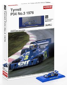 KYOSHO MINI CAR & BOOK No.21 Tyrrell P34 1976 No.3 (Diecast Car)