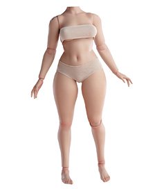ワールドボックス 1/6 ガールズボディ プラスサイズ AT218 ライトタン (ドール)