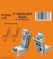 F-15D/DJ/E/I 射出座席 (2個入) (アカデミー用) (プラモデル)