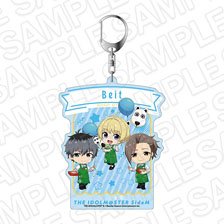The Idolm@ster Side M Big Key Ring Beit Amusement Park Mini Chara Ver. (Anime Toy)