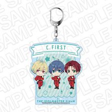 The Idolm@ster Side M Big Key Ring C.First Amusement Park Mini Chara Ver. (Anime Toy)