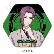 『ライドカメンズ』 六角形缶バッジ J (高塔雨竜) (キャラクターグッズ)