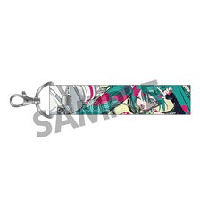 レーシングミク 2025 キービジュアル2 Ver. オーロラテープキーホルダー (キャラクターグッズ)