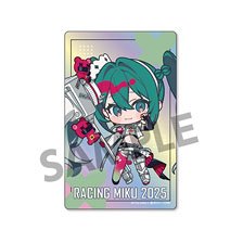 Racing Miku 2025 KV2 Choco Puni Ver. Aurora Sticker (Anime Toy)