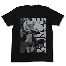 Fate/kaleid liner Prisma Illya 2wei Herz! Chloe T-Shirt / Black L (Anime Toy)