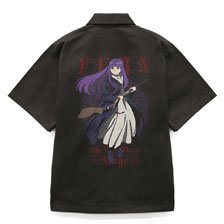 葬送のフリーレン フェルン 刺繍ワークシャツ/GRAY-XL (キャラクターグッズ)