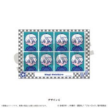 TV Animation [Blue Lock] Photo Style Sticker Nyu-toro Vol.1 C Seishiro Nagi (Anime Toy)