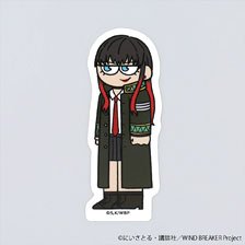 Wind Breaker Jirori Die-cut Sticker Tasuku Tsubakino (Anime Toy)