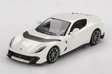 フェラーリ 812 コンペティション Bianco Avus (ミニカー)