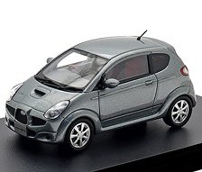 SUBARU R1 S (2005) チタニウムグレー・メタリック (ミニカー)