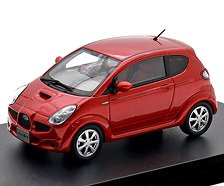 SUBARU R1 S (2005) ベリーレッド・メタリック (ミニカー)