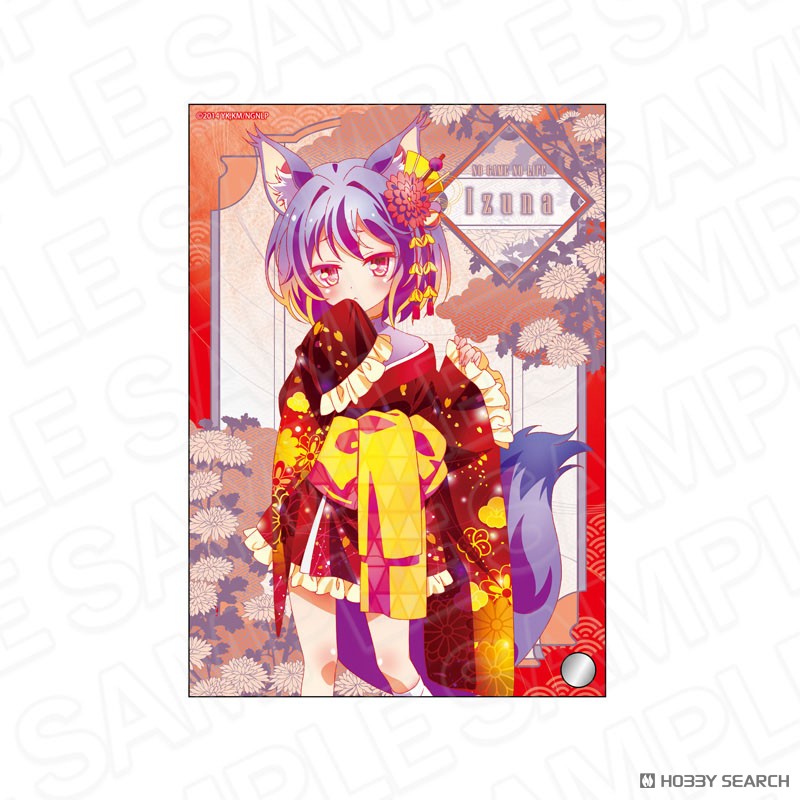 No Game No Life Mini Acrylic Art Izuna Hatsuse Japanese Clothes Cyber Ver. (Anime Toy) 商品画像1