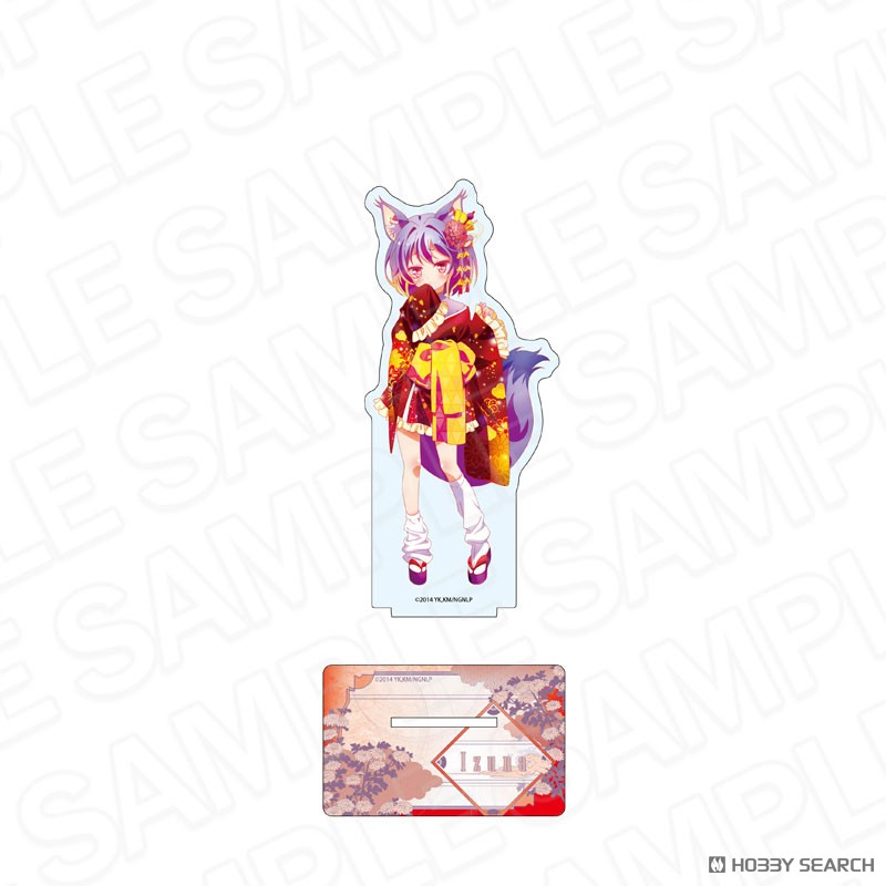 No Game No Life Hologram Big Acrylic Stand Izuna Hatsuse Japanese Clothes Cyber Ver. (Anime Toy) 商品画像1