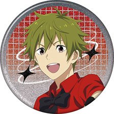 アイドルマスター SideM グリッター缶バッジ 秋山隼人 サマーマーケット (キャラクターグッズ)