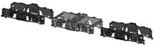 16番(HO) 台車DT120A,121A (EF64用) 1両分、車輪なし (1両分入り) (鉄道模型)