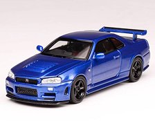 NISMO R34 GT-R Z-tune Bayside Blue (ミニカー)