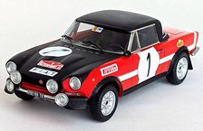 フィアット124スポーツスパイダー 1972年 アルペンベルトラリー 1位 #1 Hakan Lindberg/Helmut Eisendle (ミニカー)