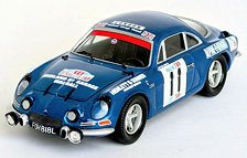 アルピーヌルノー A110 1972年 Tapラリー #11 Peter Smith/Paul Russell (ミニカー)