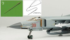ソ連空軍戦闘機 MiG-23MF フロッガーB `ソビエト連邦空軍` 金属製ピトー管付属 (プラモデル)