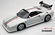 フェラーリ 288 GTO エヴォルツィオーネ 1985 イタリア国旗ストライプ ホワイト (ミニカー)