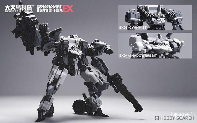 SHADOW TROOPS EX Series EX03 CYANMIST & EX04 SHADOWRABBIT (Plastic model) その他の画像12