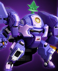 YI LI CHUANG WAN Fruity ROBO(フルーティーロボ) Turbo Grape(ターボグレープ) プラスチックモデルキット (プラモデル)