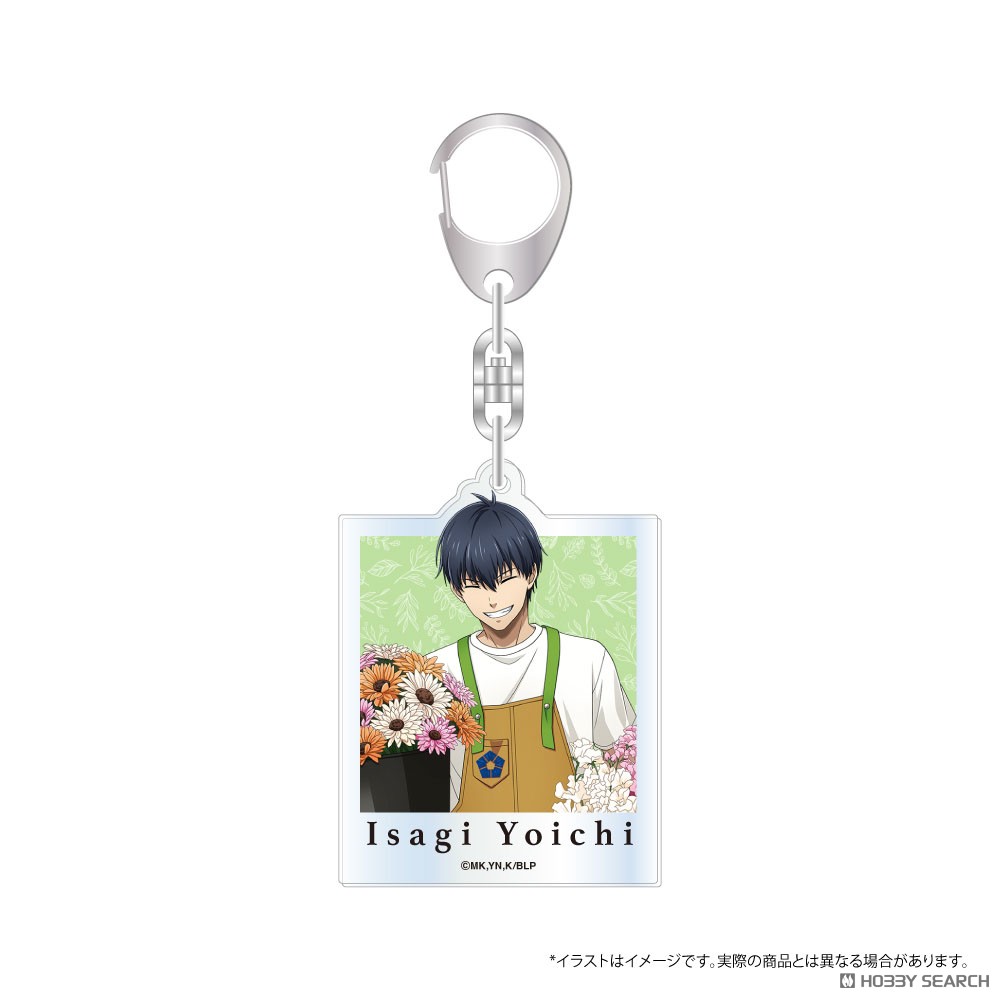 Blue Lock Acrylic Key Ring Yoichi Isagi (Flower Shop) (Anime Toy) 商品画像1