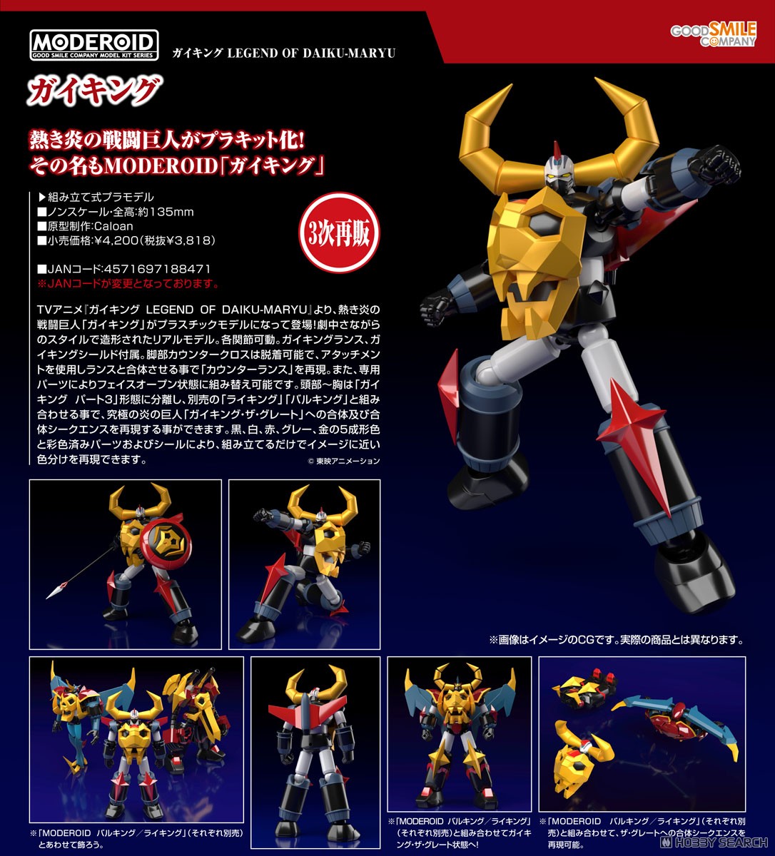 MODEROID ガイキング (プラモデル) その他の画像12