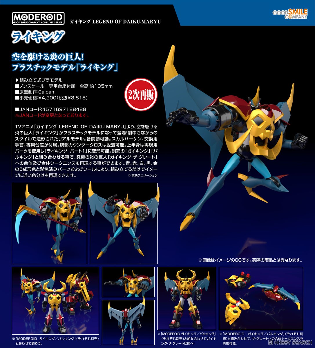 MODEROID Raiking (Plastic model) その他の画像10
