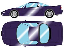 Honda NSX type S (NA2) 1997 Midnight Pearl (Diecast Car)