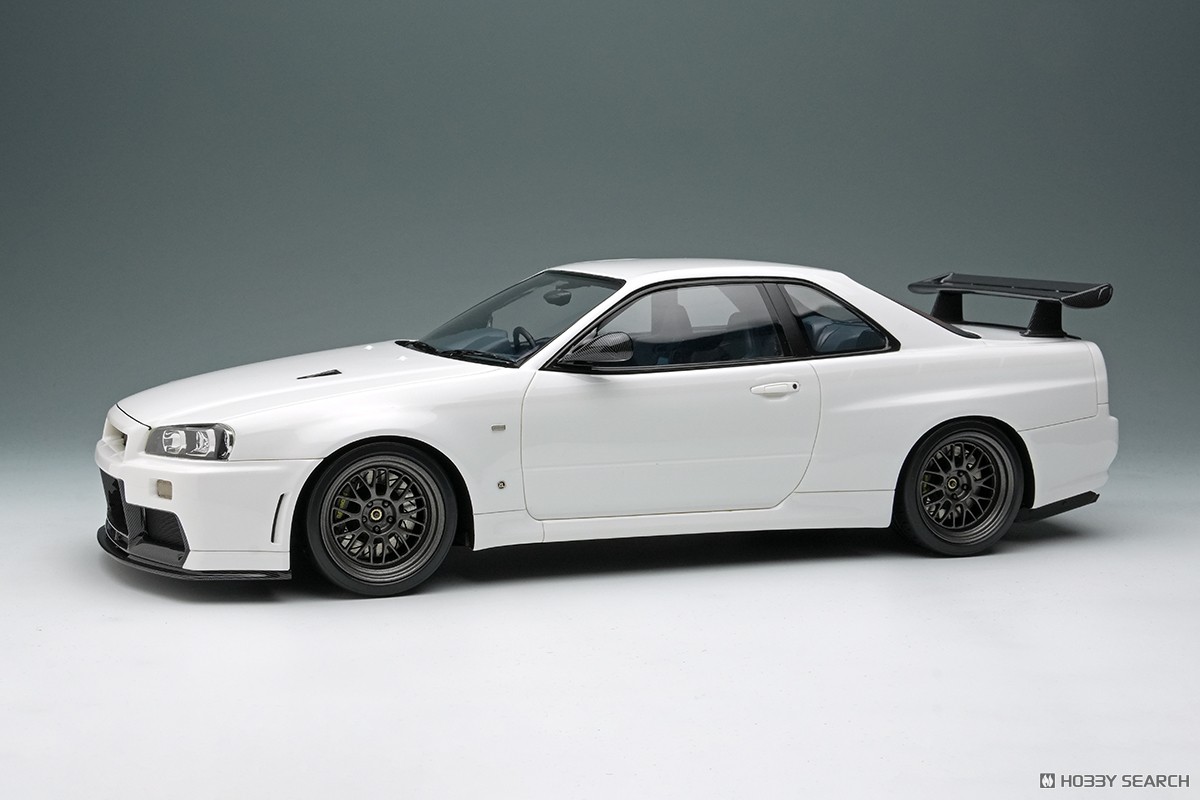 BUILT BY LEGENDS Mine`s Skyline GT-R(BNR34) Shiranami White (Diecast Car) 商品画像1