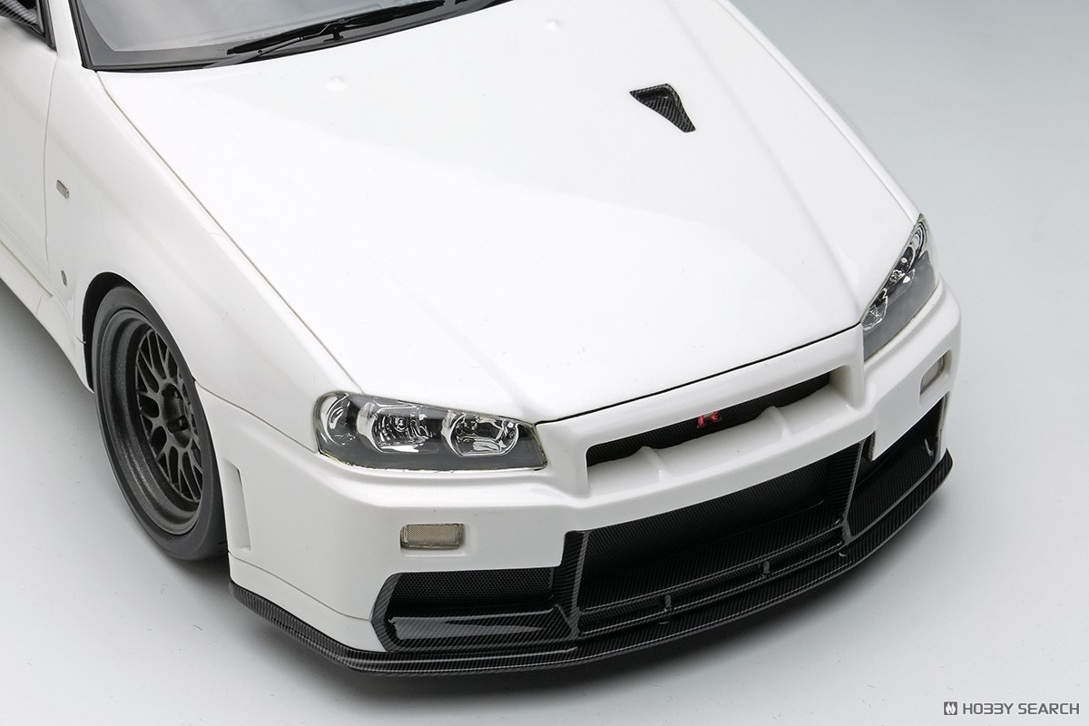 BUILT BY LEGENDS Mine`s Skyline GT-R(BNR34) Shiranami White (Diecast Car) 商品画像3