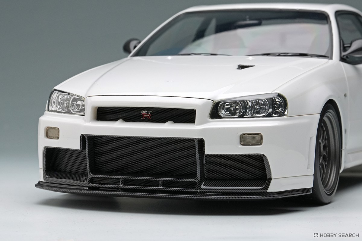 BUILT BY LEGENDS Mine`s Skyline GT-R(BNR34) Shiranami White (Diecast Car) 商品画像7