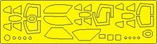 MiG-21 BIS/MF/MFN 両面塗装マスクシール (エデュアルド用) (プラモデル)