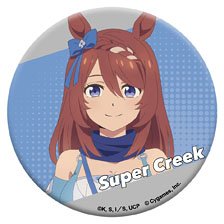 アニメ『ウマ娘 シンデレラグレイ』 グリッター缶バッジ スーパークリーク (キャラクターグッズ)