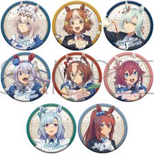 アニメ『ウマ娘 シンデレラグレイ』 キャラバッジコレクション ～聖蹄祭へようこそ！トレセン学園メイド喫茶～ (8個セット) (キャラクターグッズ)