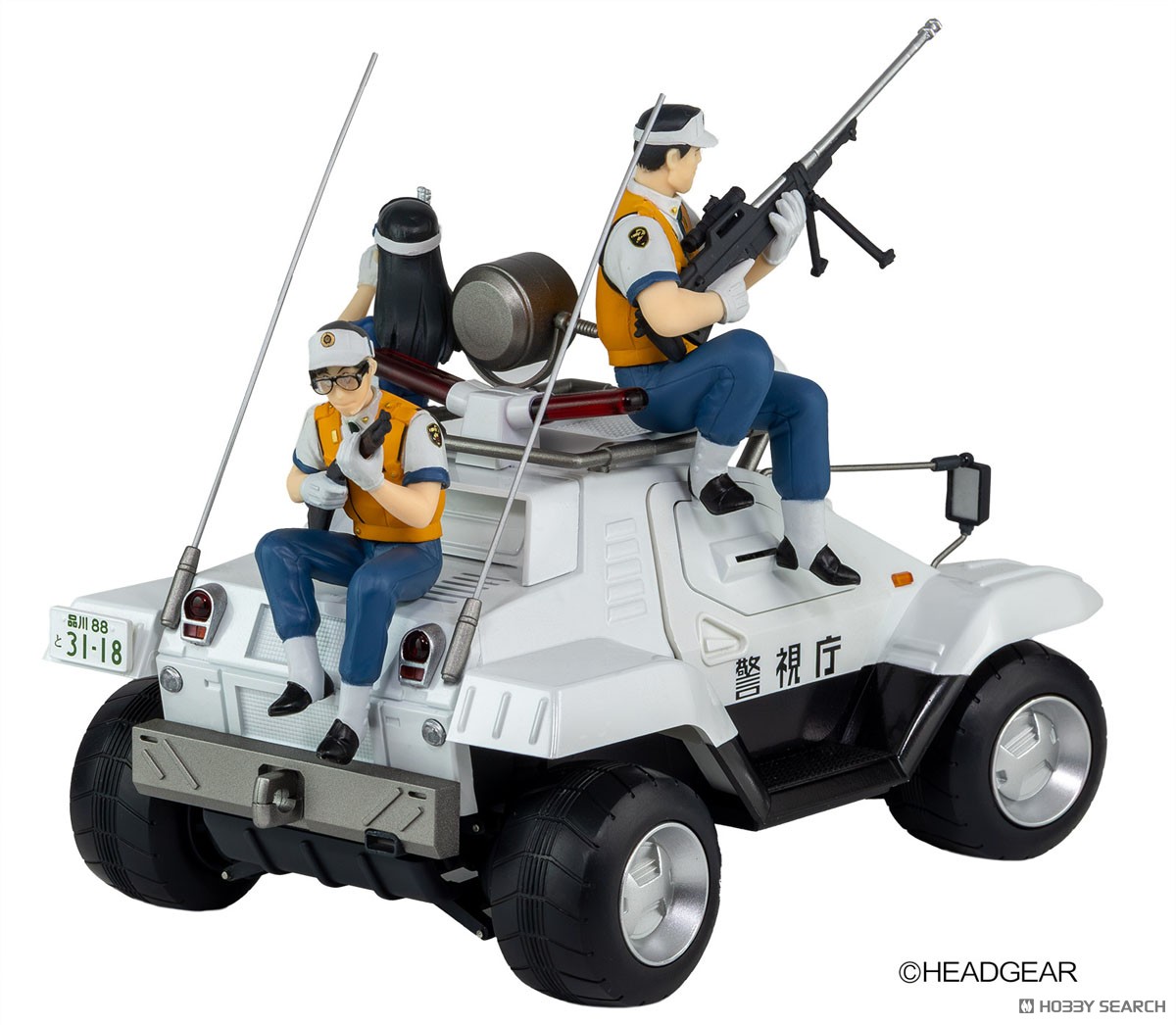 Mobile Police Patlabor the Movie Type 98 Special Control Vehicle (Vehicle: Plastic model / Painted PVC Figure included) (Plastic model) 商品画像3