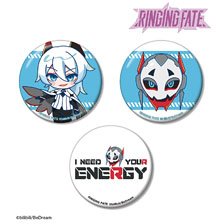RINGING FATE サブロー 缶バッジ3個セット (キャラクターグッズ)