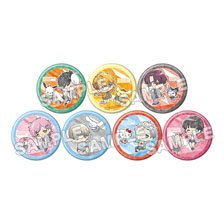 WIND BREAKER×サンリオキャラクターズ2 トレーディングホログラム缶バッジ(ミニキャラ)(7個セット) (キャラクターグッズ)