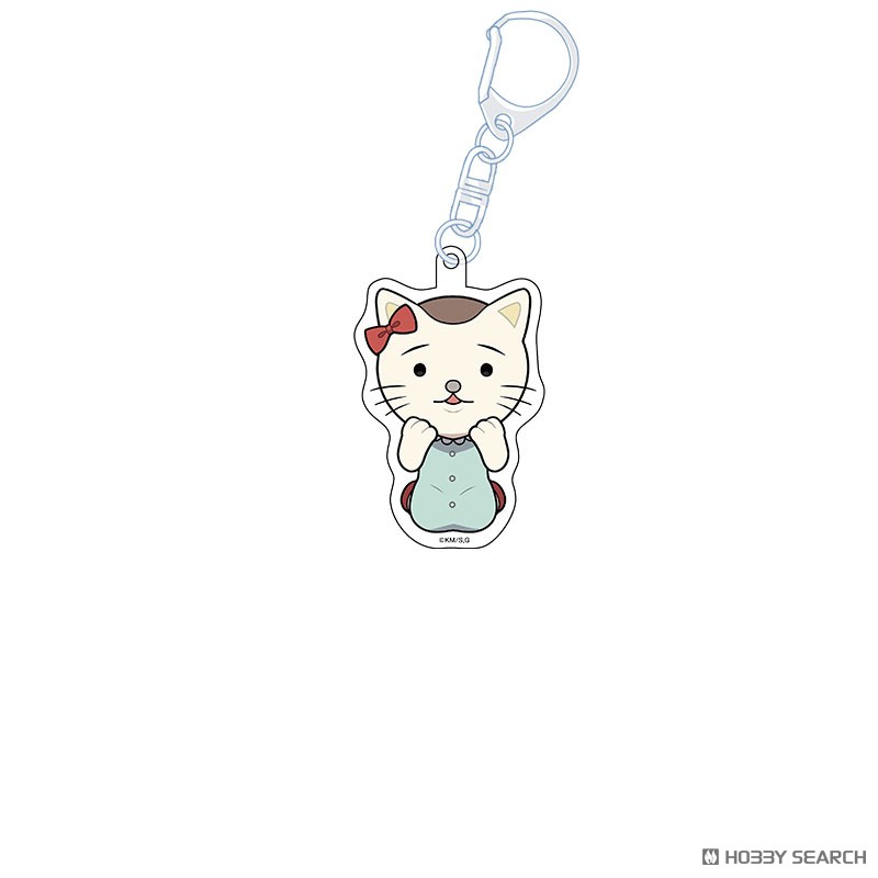ギャグマンガ日和GO ぺたん娘アクリルキーホルダー ニャン美ちゃん (キャラクターグッズ) 商品画像1