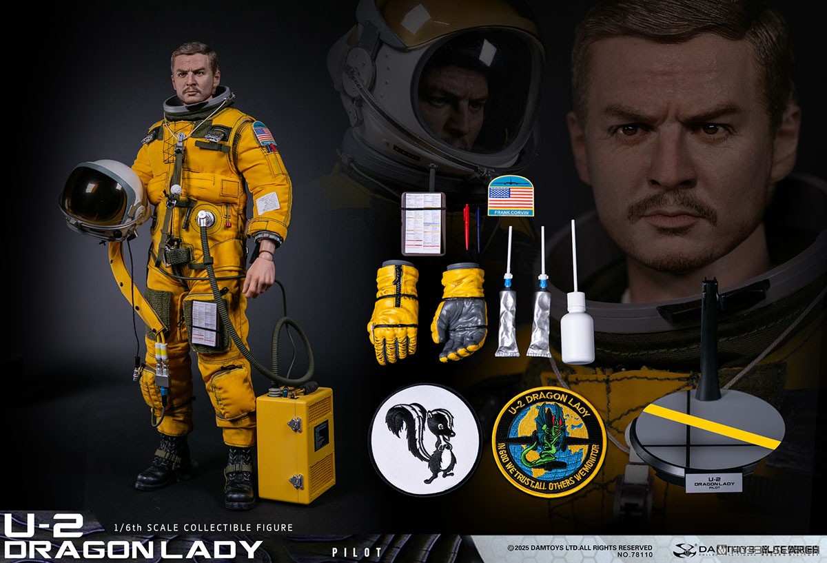 Dam Toy 1/6 1/6 U-2 Dragon Lady Pilot (Fashion Doll) その他の画像17 Modal