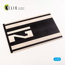 Isla de Saba, Juancho E, Yrausquin-airport - Base - Acrylic 3 mm (280 x 180 mm) (Plastic model)