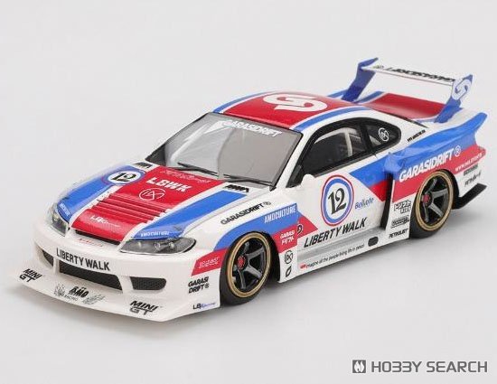 Nissan LB-Super Silhouette Silvia S15 GARASIDRIFT x LBWK 2025 (Diecast Car) 商品画像1