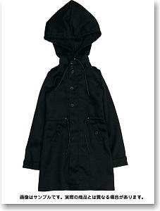 50cm Mods Coat (Black) (Fashion Doll)