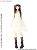 50cm Fuwafuwa One-piece Coordinate set (Long) (Off White) (Fashion Doll) Other picture1